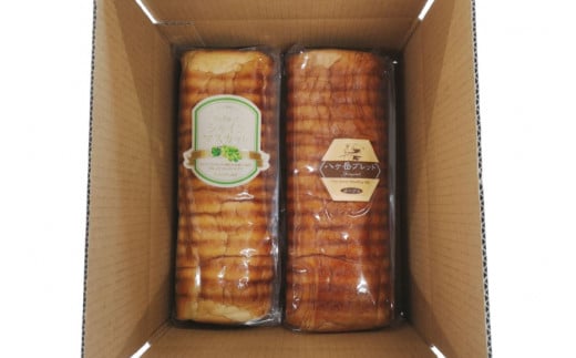 八ヶ岳ブレッド 2本セット メープルパン & シャインマスカットパン [六曜舎 山梨県 韮崎市 20742717] パン 食パン 菓子パン 食べ比べ セット ぱん ブレッド 朝食 おやつ 食品 メープル シャインマスカット マスカット