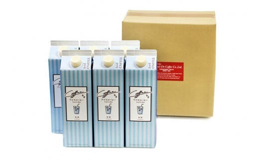 コーヒー リキッド アイスコーヒー 無糖 1000ml×6本 自家焙煎 珈琲 [コクテール堂 韮崎工場 山梨県 韮崎市 20743188] 珈琲