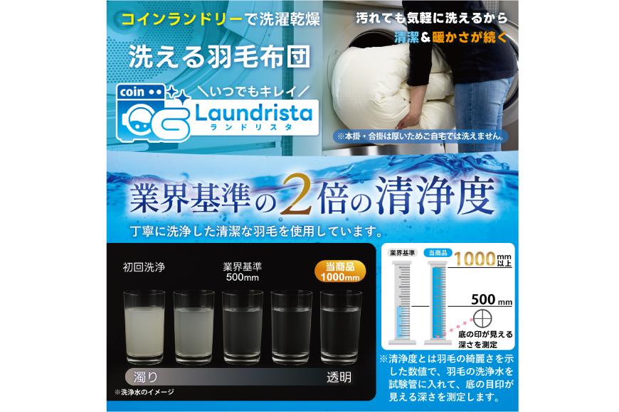 洗える羽毛布団 セミダブル ホワイトダックダウン85％ グレー 無地 本掛け 冬用 1.4kg 羽毛 布団 羽毛ふとん 本掛け布団 コインランドリー 抗菌防臭 [川村羽毛 山梨県 韮崎市 20745105]