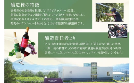 ワイン 赤 白 おまかせ マルスワイン2本セット ～春の陣～ [本坊酒造 マルス穂坂ワイナリー 山梨県 韮崎市 20743117] 赤ワイン 白ワイン 辛口 春のワイン シャトーマルス