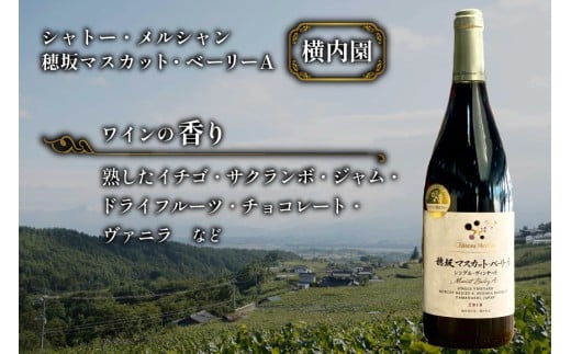 定期便 ワイン セット 穂坂マスカット・ベーリーＡ シングル・ヴィンヤード 750ml×2種×12回 酒 ワイン 赤ワイン / シャトー・メルシャン 勝沼ワイナリー / 山梨県 韮崎市 [20743314]