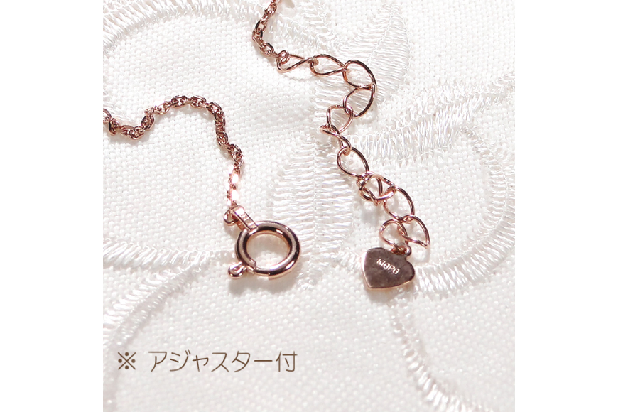 ハワイアンジュエリー ブレスレット K18PG ピンクゴールド ダイヤモンド 0.2ct 無限大 ∞ インフィニティ 18金 手彫り彫刻 チェーンブレスレット アクセサリー アクセ ジュエリー 【f184-k18pg】 [オーダーメイドジュエリーメイ 山梨県 韮崎市 20745206]