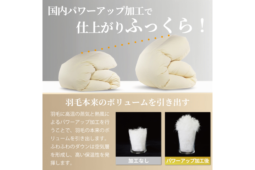 【冬用】 洗える 羽毛布団かけ布団 冬 掛け布団 ダブル 本掛け ホワイトダックダウン 85％ 1.6kg 無地 アイボリー 布団 ふとん 羽毛 肌掛け 掛け布団 寝具 エクセルゴールドラベル 日本製 国産 抗菌 防臭 送料無料 コインランドリー 増量 [川村羽毛 山梨県 韮崎市 20742916]