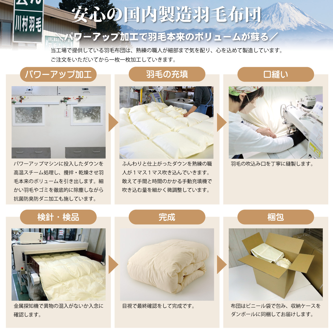 【春夏用】洗える! 羽毛布団 ダウンケット シングル ホワイトグース93% 0.4kg 抗菌防臭 無地 アイボリー / 川村羽毛 / 山梨県 韮崎市 [20743581] 羽毛 布団 ふとん 羽毛ふとん 肌掛け布団 400dp ポーランド産 コインランドリー