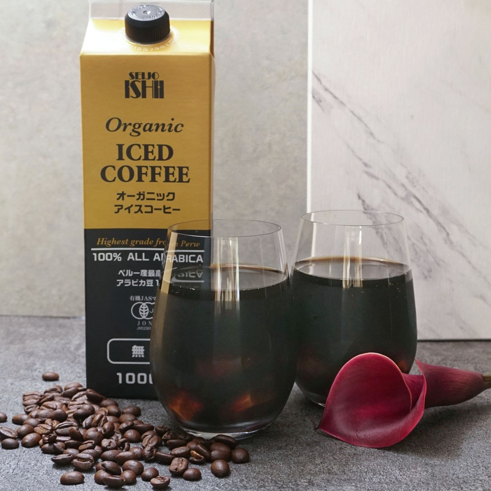 成城石井 ペルー産 最高等級 アラビカ豆 オーガニック アイスコーヒー 無糖 1000ml×3本 ALPAM002