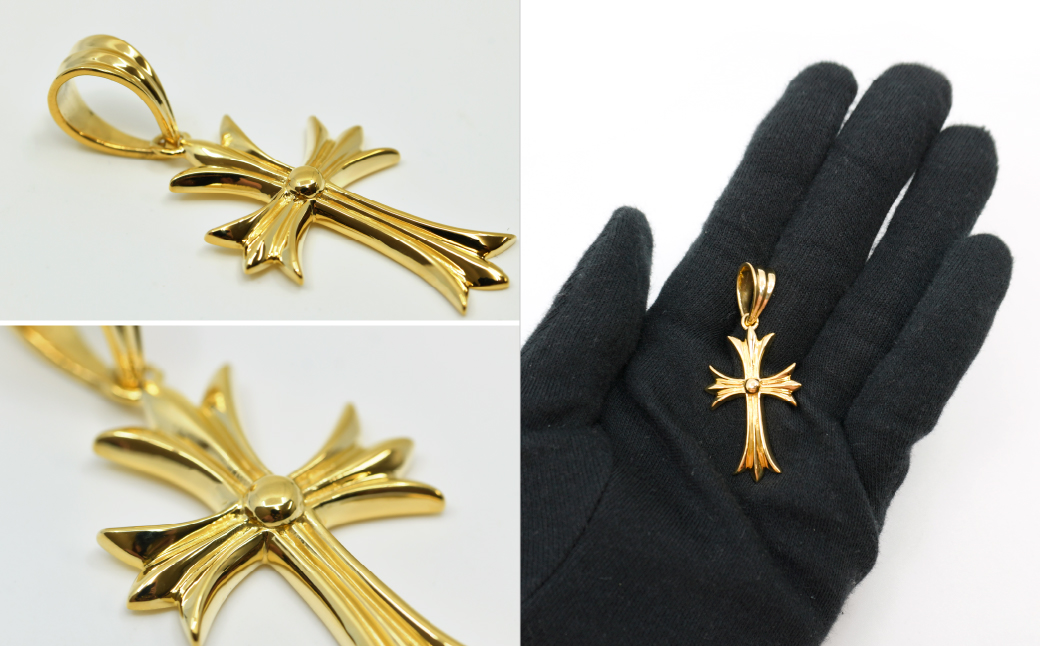 18金製(K18) クロスペンダント ALPER068