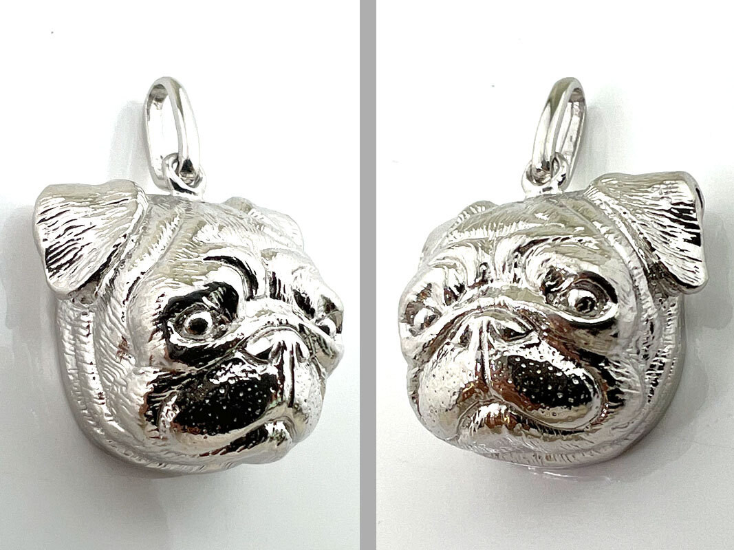 純プラチナ製(Pt999) 『パグ』ペンダント ALPER021