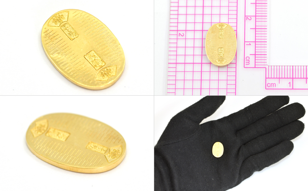 18金製（Ｋ18）  開運ミニ小判 レプリカ Ｓサイズ ALPER048