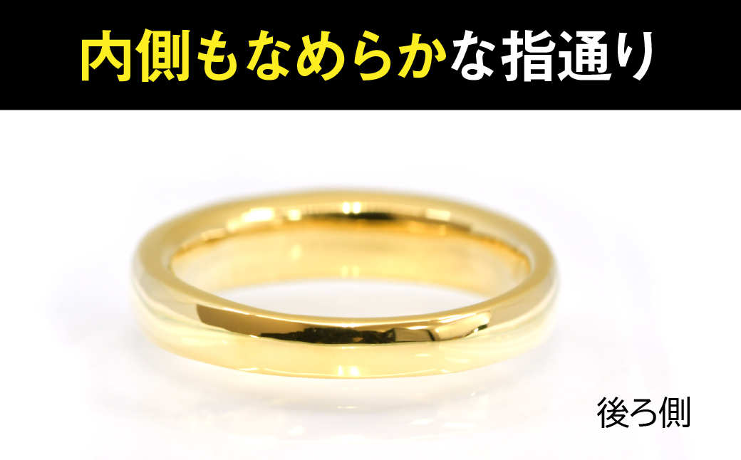 18金製(K18) 甲丸リングCタイプ ALPER063