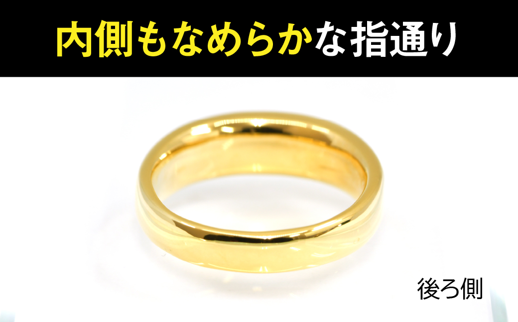 18金製(K18) 甲丸リングDタイプ ALPER064