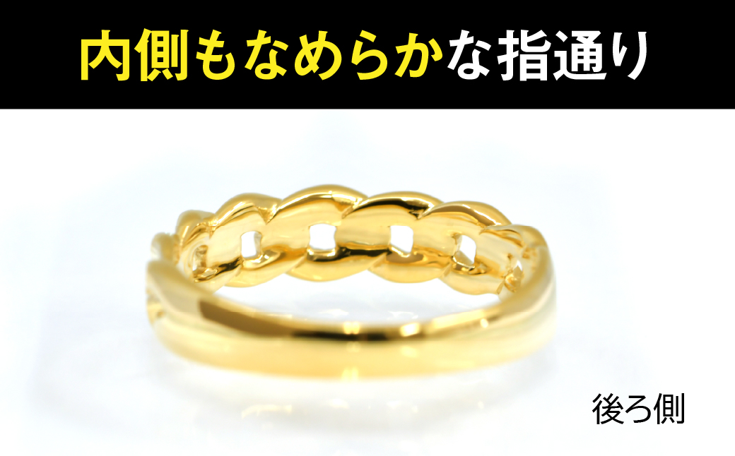 18金製(K18) 喜平リングAタイプ ALPER065