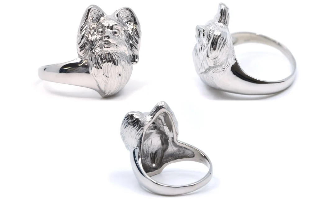 純プラチナ製(Pt999) 『パピヨン』リング ALPER019