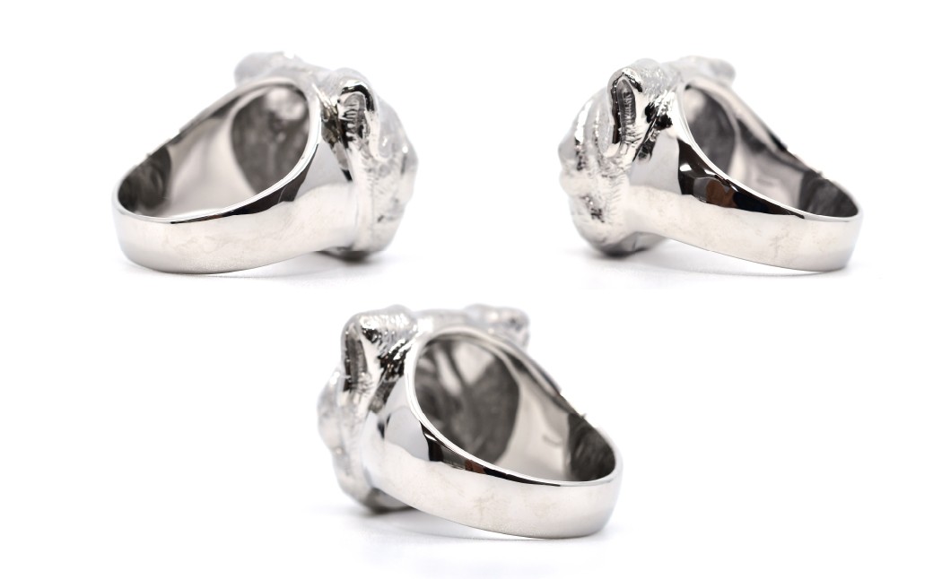 純プラチナ製(Pt999) 『パグ』リング ALPER024