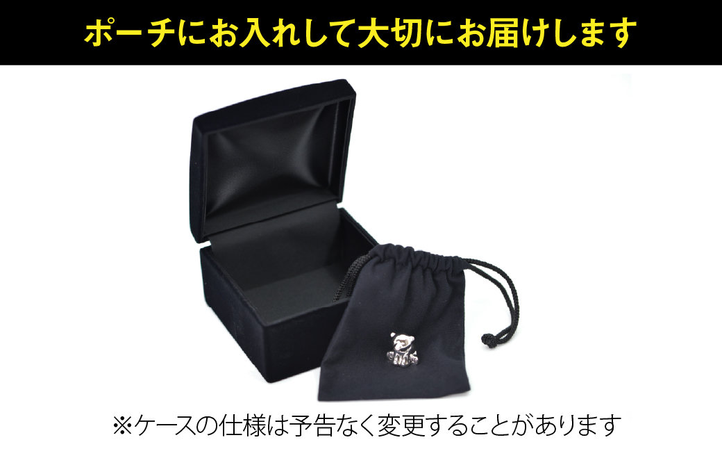 純プラチナ製(Pt999) 『くま』オブジェ ALPER033