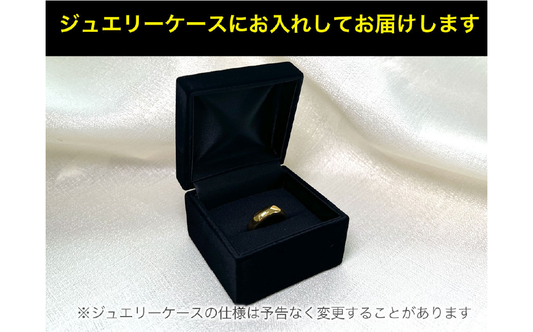 18金製(K18) 甲丸リングDタイプ ALPER064