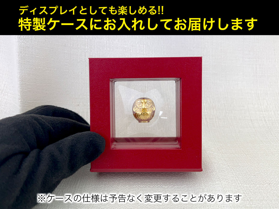 6-66 純金（Ｋ２４）製 甲州だるま ALPBK013