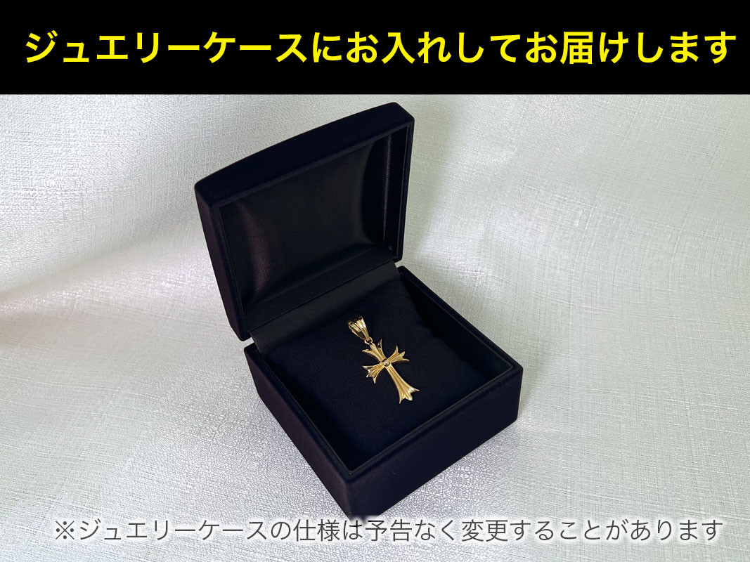 5-216 純金(Ｋ２４)製 クロスペンダント ALPBK055