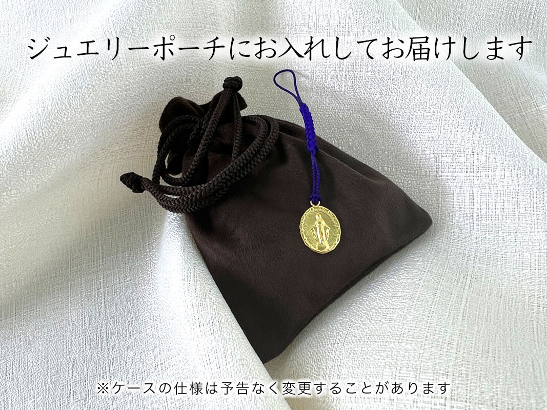 純金(Ｋ２４)製 聖母マリア根付 ALPBK146