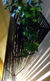 バンブー花台ネジレランプ