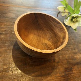 無垢　チーク材　茶碗（どんぶり）