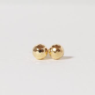 K18　3mm ミラーボール　ピアス