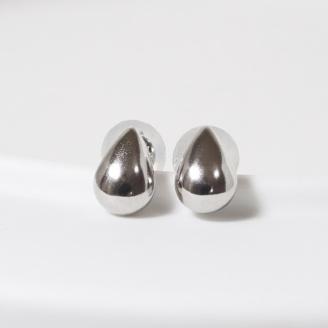 プラチナ　　しずく　大　ピアス