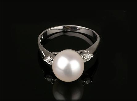 アコヤ真珠　リング　8.5㎜　Pt900（15002）