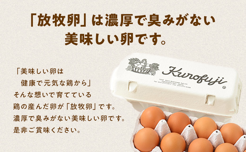 黒富士農場の放牧卵18個×6ヶ月