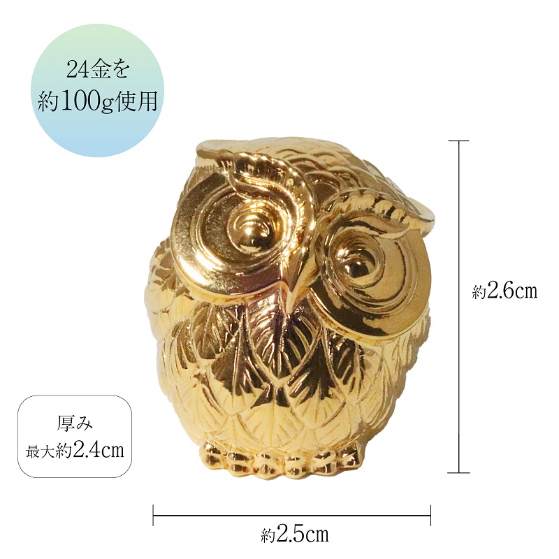 純金　K24（24金）　幸福来郎　BQ-157