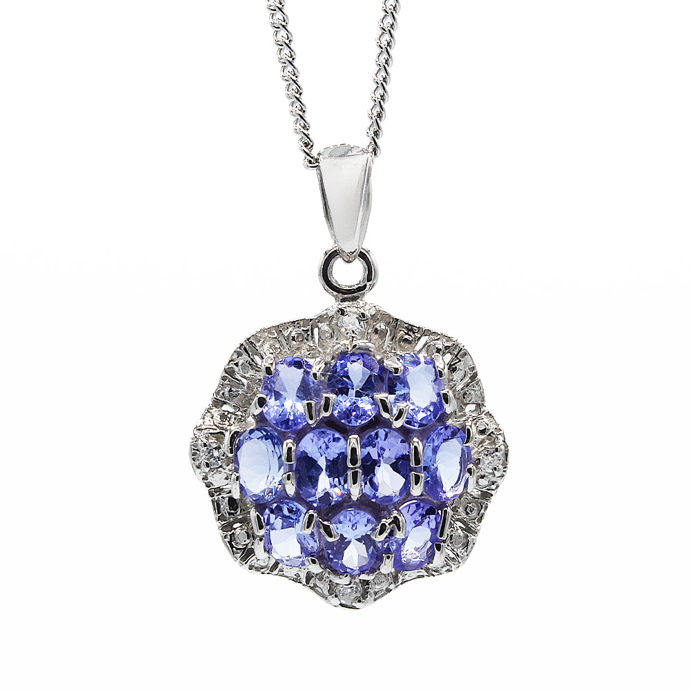 タンザナイト ペンダント 1.50ct SV925 （12475）
