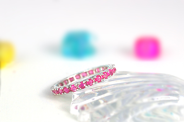 ルビー フルエタニティ リング K10WG/K10YG/K10PG (12518) 指輪 リング フルエタニティ ホワイトゴールド イエローゴールド ピンクゴールド ルビー 1.20ct カラット ジュエリー アクセサリー 山梨県 甲斐市 BR-81