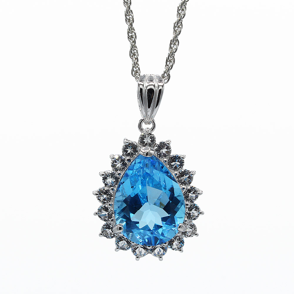 ブルートパーズペンダント　10ct　SV925　（16706）