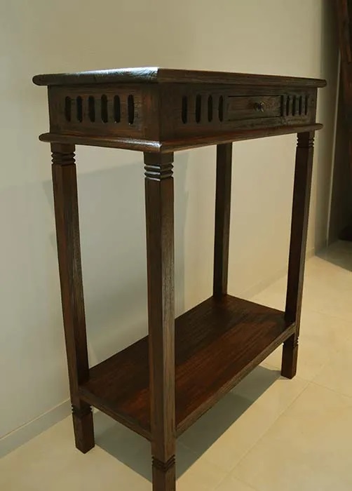 ラテス　コンソールテーブル80（うづくり仕上げ）BV-55