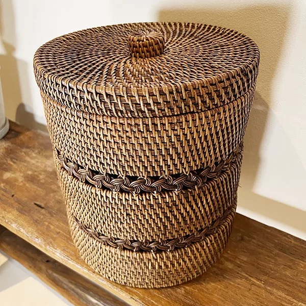 ラタンリカーモバスケットLサイズ　BV-62