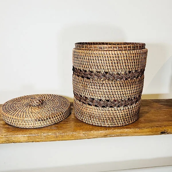 ラタンリカーモバスケットSサイズ　BV-64