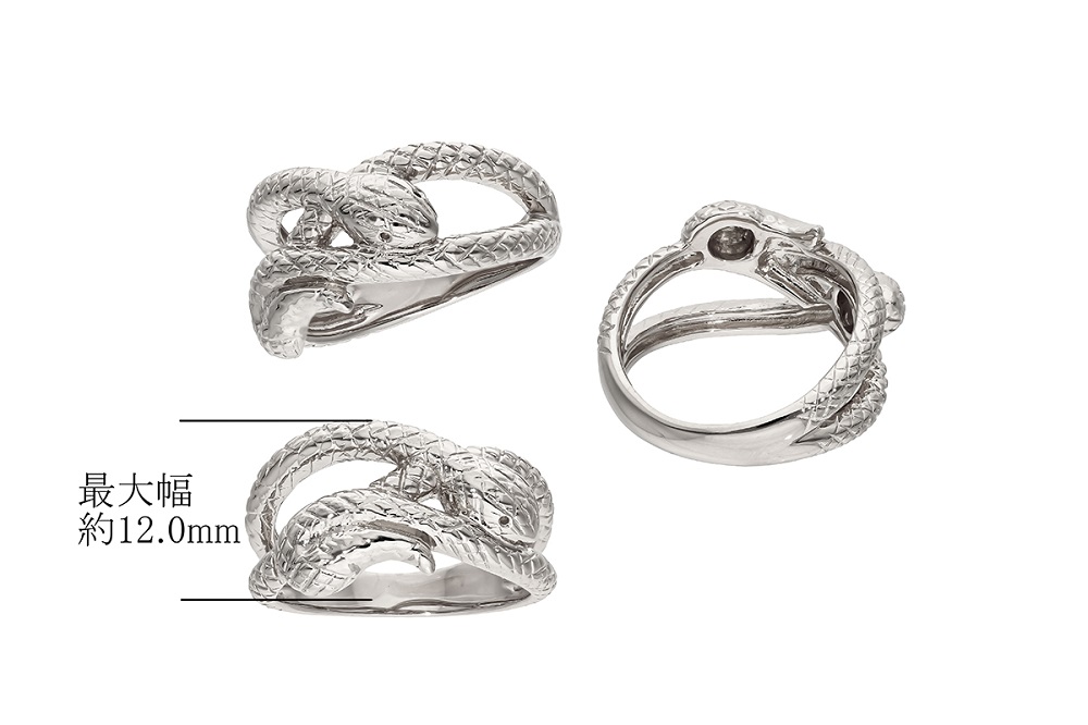 プラチナスネークリング　mk434　CR-17