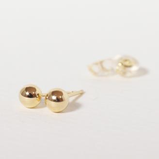 K18　4ｍｍ　丸玉ピアス