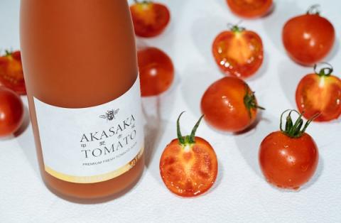 甲斐市赤坂トマトで作った「プレミアムトマトジュース」