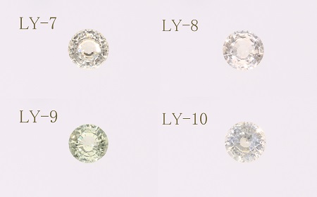 【SJ-91】Pt999　ライトイエロー非加熱サファイアダイヤモンドリング（AQ180）