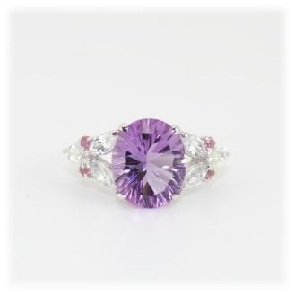 アメジスト リング 4.0ct SV925 （161188）