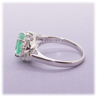 エメラルド リング 1ct SV925 （14425）