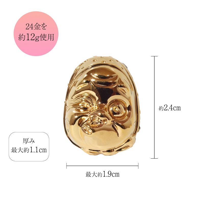 純金　K24（24金）　おかめひょっとこ　BQ-151