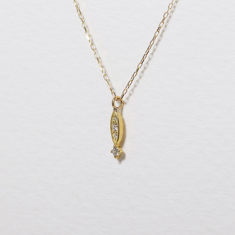 K18 0.04ct ダイヤモンドペンダント　BQ-166