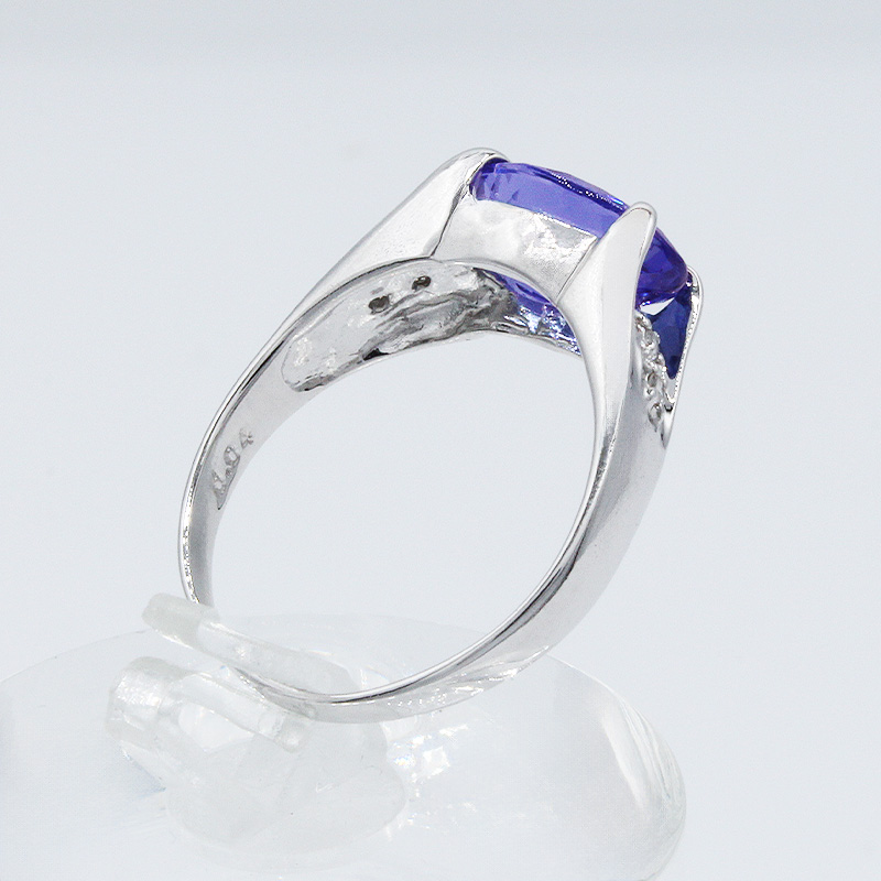 タンザナイト リング 2.0ct Ag900[Pt100] （161195-t） (BR-103)