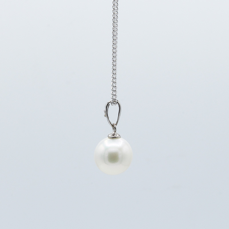 アコヤ 真珠 パール ペンダント 8.5mm Pt900 (25197-85) 真珠 ペンダント ネックレス アコヤ真珠 パール プラチナ ジュエリー アクセサリー ダイヤモンド 山梨県 甲斐市 BR-67