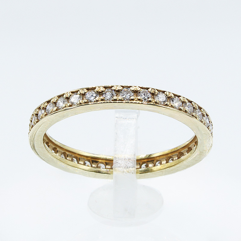 ダイヤモンド フルエタニティ リング 0.55ct K18YG・PG・WG (111114) 指輪 リング K18 フルエタニティリング ホワイトゴールド イエローゴールド ピンクゴールド ダイヤモンド ジュエリー アクセサリー 山梨県 甲斐市 BR-71