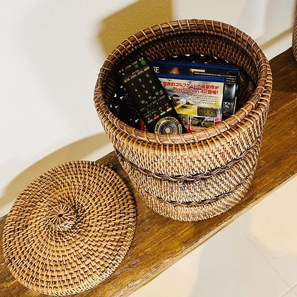 ラタンリカーモバスケットSサイズ　BV-64