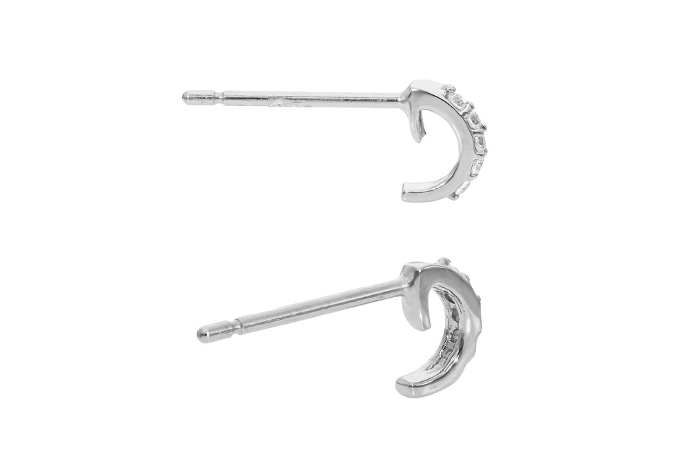 プラチナ　プチダイヤピアス　mk-438　CR-5