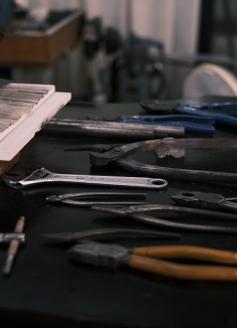 K18/Pt900　ダイヤモンド　バイオリンブローチ AB00274