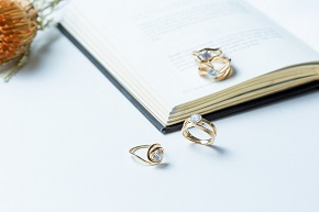 【L－0228】サスティナブルでエシカルなダイヤモンド　ブリッランテ　ラボグロウンダイヤモンドリング